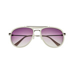 Maestro Sunglasses // Gunmetal Frame + Purple Lens
