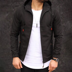 Wind Resistant + Waterproof Raincoat // Black (M)