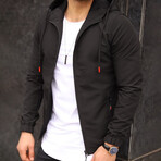 Wind Resistant + Waterproof Raincoat // Black (M)