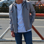 Wind Resistant + Waterproof Raincoat // Stone (L)