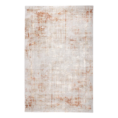 Aspen // Cream + Rust v.1 (7'7"L x 5'0"W)