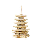 DIY 3D Puzzle // Five-Storied Pagoda // 275 Pieces