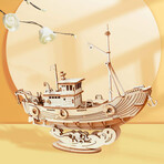 DIY 3D Puzzle // Fishing Ship // 104 Pieces
