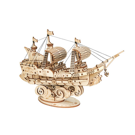DIY 3D Puzzle // Sailing Ship // 118 Pieces