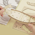 DIY 3D Puzzle // Fishing Ship // 104 Pieces