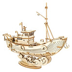 DIY 3D Puzzle // Fishing Ship // 104 Pieces