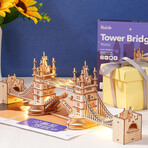 DIY 3D Puzzle // Tower Bridge // 113 Pieces