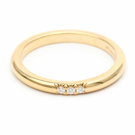 Tiffany & Co. // 18K Rose Gold Diamond Classic Band Ring // Ring Size: 5.5 // Pre-Owned
