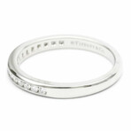Tiffany & Co. // Platinum Channel Setting Half Ring Diamond // Ring Size: 5 // Pre-Owned