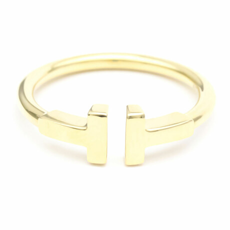 Tiffany & Co. // 18K Yellow Gold T Wire Ring // Ring Size: 6 // Pre-Owned