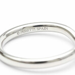 Tiffany & Co. // Platinum + Diamond Curved Band Ring // Ring Size: 4.5-5 // Pre-Owned