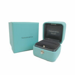 Tiffany & Co. // 18K White Gold Diamond T Wire Ring // Ring Size: 6.5-7 // Pre-Owned