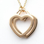 Tiffany & Co. // 18K Rose Gold Double Sentimental Necklace // 15.94" // Pre-Owned