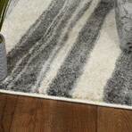 Hue 4717 // Beige + Gray (7'6"L x 2'2"W x 0.75"H)