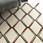 Libby Langdon Upton 4309 // Cream + Gold (8'0"L x 2'3"W x 0.5"H)