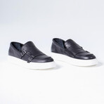 Angel Leather Sneakers // Black (Euro: 39)