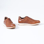 Griffin Leather Sneakers // Tobacco (Euro: 39)