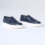 Adonis Leather Sneakers // Navy Blue (Euro: 39)