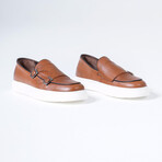 Clark Leather Sneakers // Tobacco (Euro: 39)