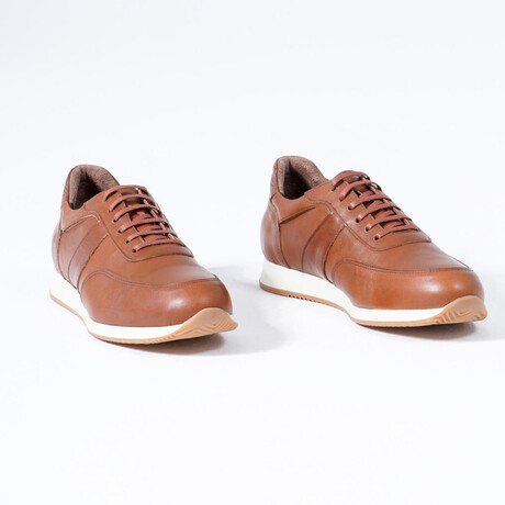 Griffin Leather Sneakers // Tobacco (Euro: 39)