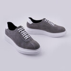 Marcus Leather High Soled Sports Sneakers // Gray (Euro: 45)