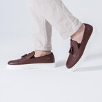 Anthony Leather Sneakers // Brown (Euro: 44)