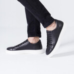 Carter Leather Sneakers // Black (Euro: 39)