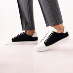 Nathaniel Leather Sneakers // Black Suede (Euro: 44)