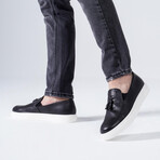 Chris Leather Sneakers // Black (Euro: 43)