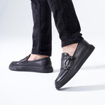 Emilio Leather Sneakers // Black Patent Leather (Euro: 41)