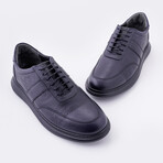 Jose Leather Sport Sneakers // Navy Blue (Euro: 40)