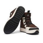 Snow Runner Shoes // Brown + Off-White + Black (US: 7)