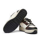 Snow Runner Low Shoes // Brown + Off-White + Black (US: 8)