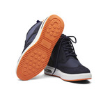 Charles Hybrid Shoes // Navy + White + Orange (US: 8)