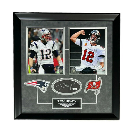 Tom Brady // New England Patriots // Autographed Elite Jersey // Framed -  Tom Brady Memorabilia - Touch of Modern