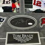 Tom Brady // Autographed Cut + Framed