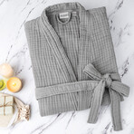 Kimono Muslin Robe // Gray (S/M)