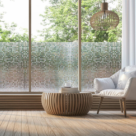 Small Tiles Electrostatic Blackout Sticker