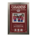Lafleur, Richard, & Beliveau // Autographed 8x10 Photo // Limited Edition Of 10 // Montreal Canadiens