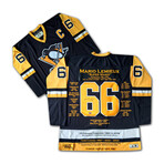 Mario Lemieux Career Jersey - Autographed - LTD ED 166 - Pittsburgh Penguins