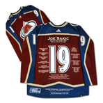 Joe Sakic // Autographed Elite Edition Colorado Avalanche Career Jersey // Limited Edition of 19