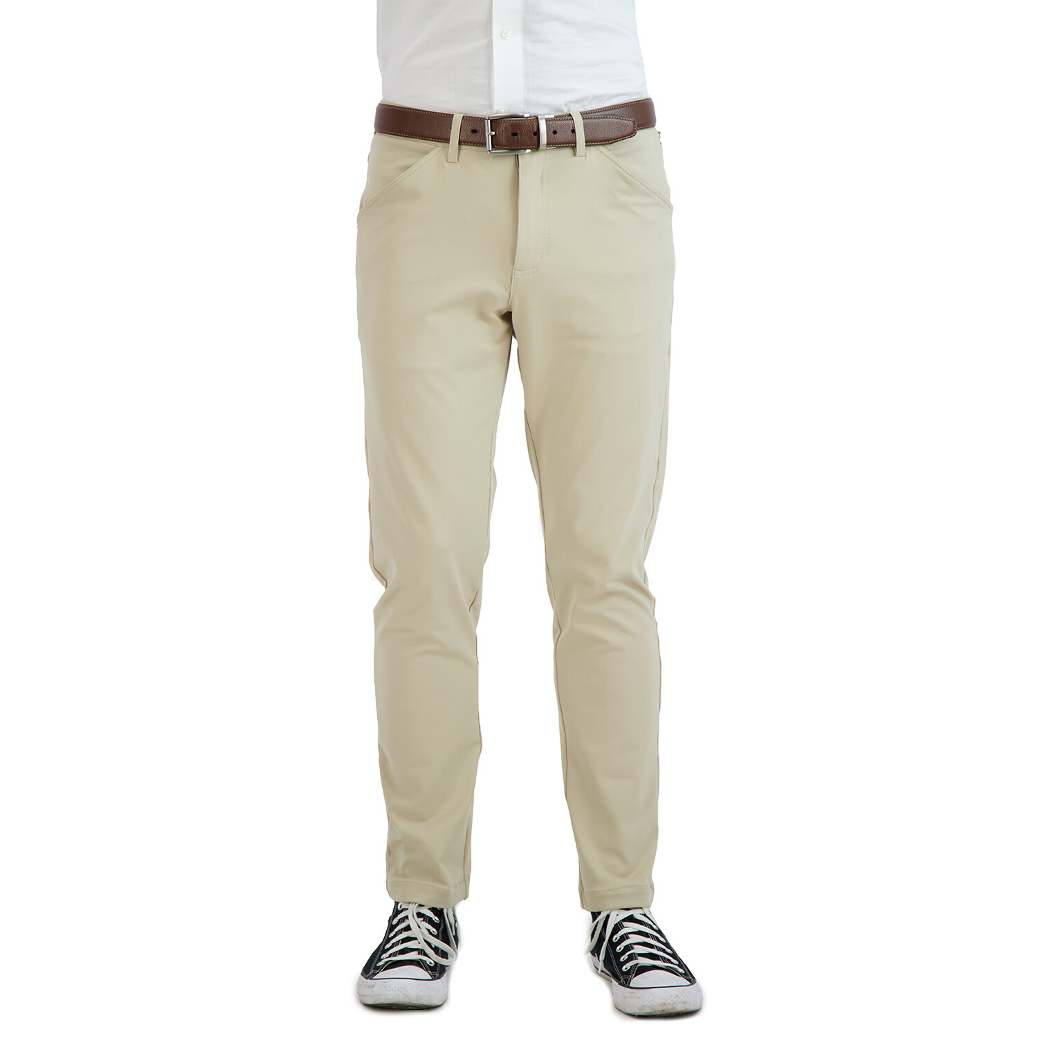Business Casual All Day Tech Stretch Pant // Khaki (32WX30L) - December ...