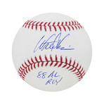 Walt Weiss // Signed Rawlings Official MLB Baseball // "88 AL ROY" Inscription