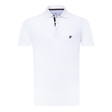 Matias Short Sleeve Polo Shirt // White (S)