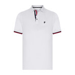 Elijah Short Sleeve Polo Shirt // White (2XL)