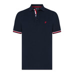 Luca Short Sleeve Polo Shirt // Navy (2XL)