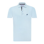 Emilio Short Sleeve Polo Shirt // Blue (L)
