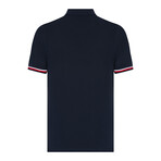 Luca Short Sleeve Polo Shirt // Navy (2XL)