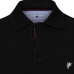 Angel Short Sleeve Polo Shirt // Black (3XL)