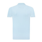 Emilio Short Sleeve Polo Shirt // Blue (L)